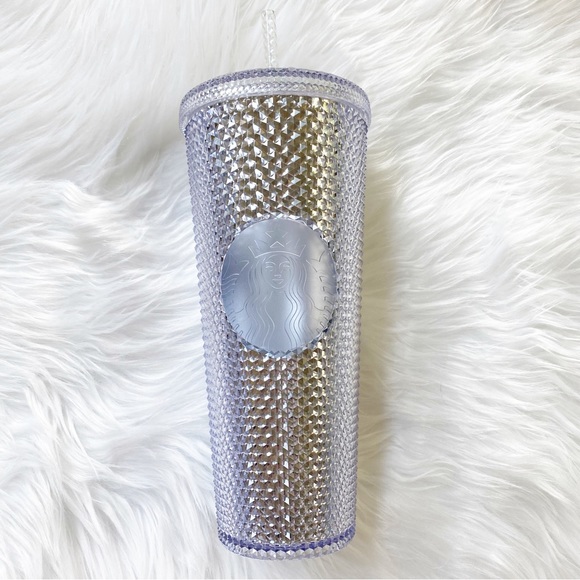 NWT Starbucks Venti 2019 Platinum Bling Studded - Picture 2 of 5